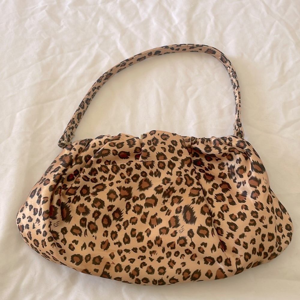 Cute little leopard clutch purse.